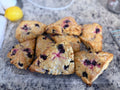 🫐 Blueberry Scone with Lemon Glaze